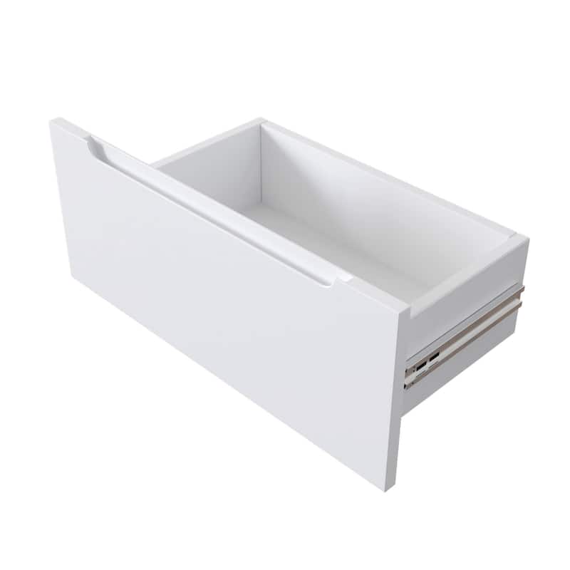 3-in-1 Versatile Vanity Desk Dressing Table with Top Mirror and Drawers