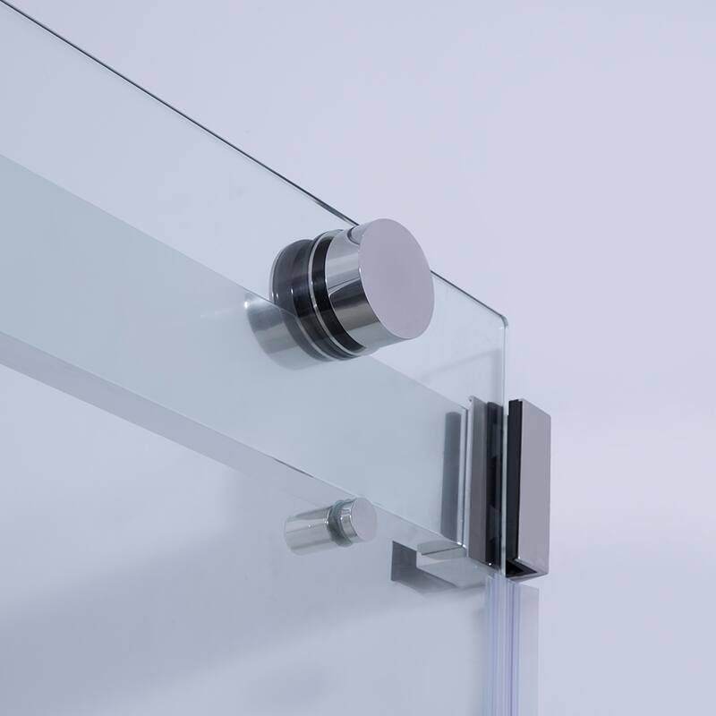Spezia 60" W x 58" H Sliding Frameless Tub Door in Polished Chrome - 60" W x 58" H