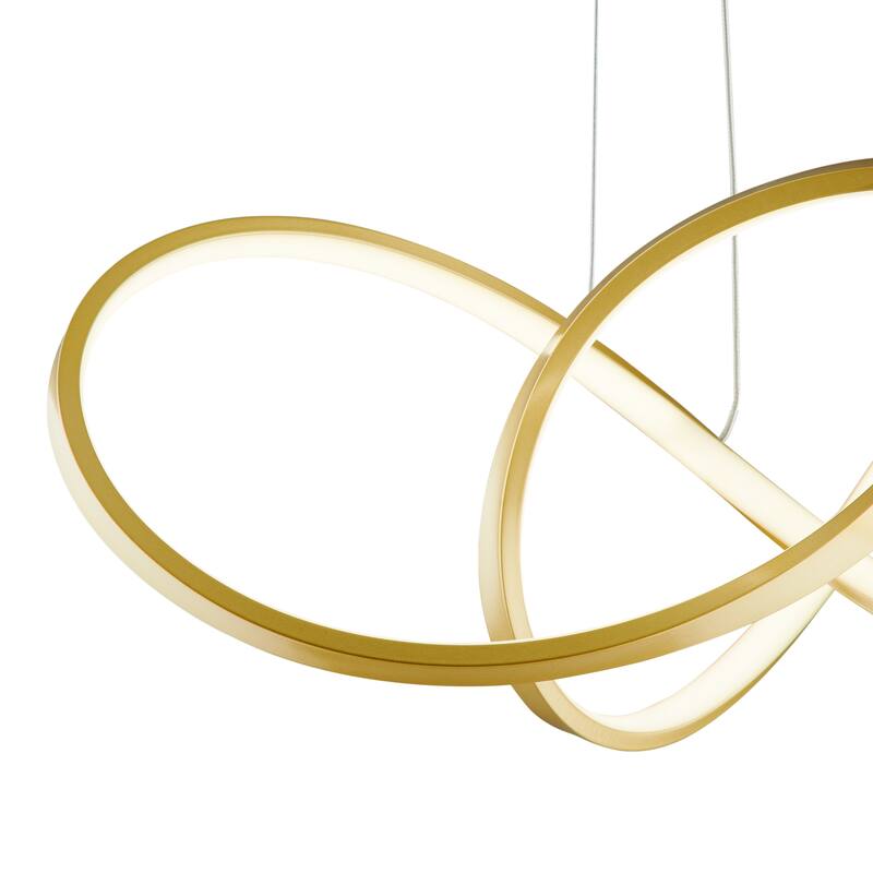 Knotted Integrated LED Dimmable Chandelier