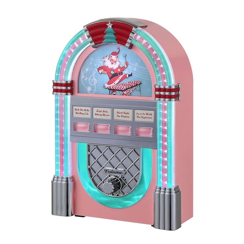 9" Retro Jukebox - Pink