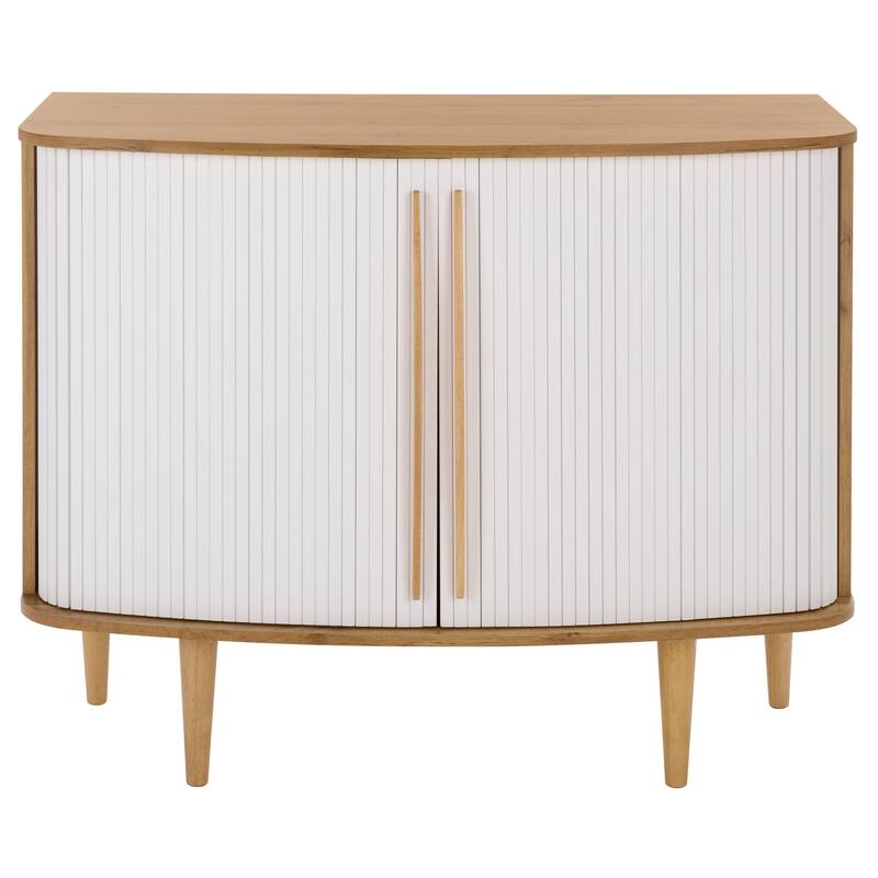 SAFAVIEH Home Sabby Tambour Door Compact Sideboard/TV Stand - 39"W x 20"D x 32"H