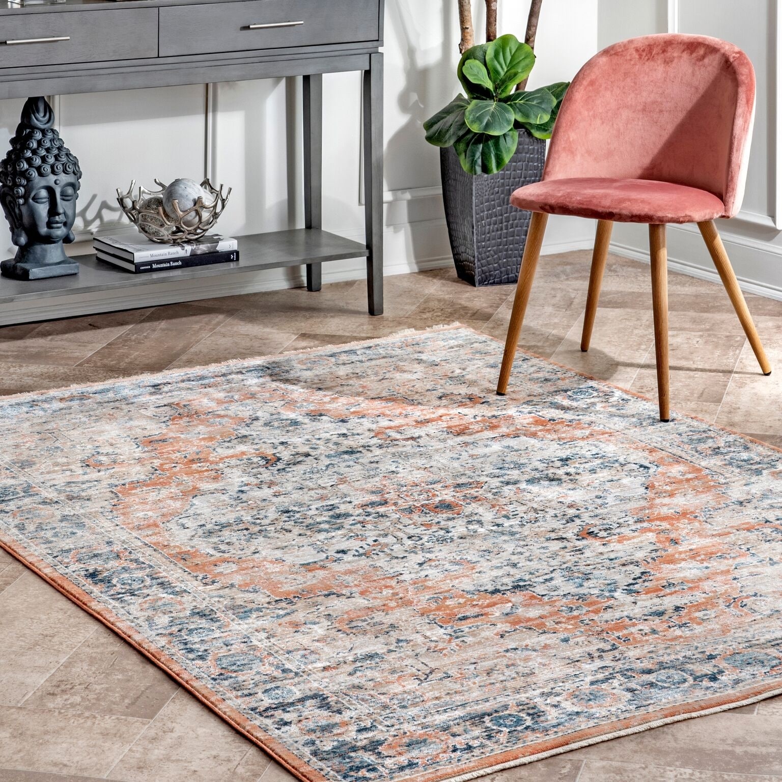 Nuloom Transitional Vintage Curtis Area Rug