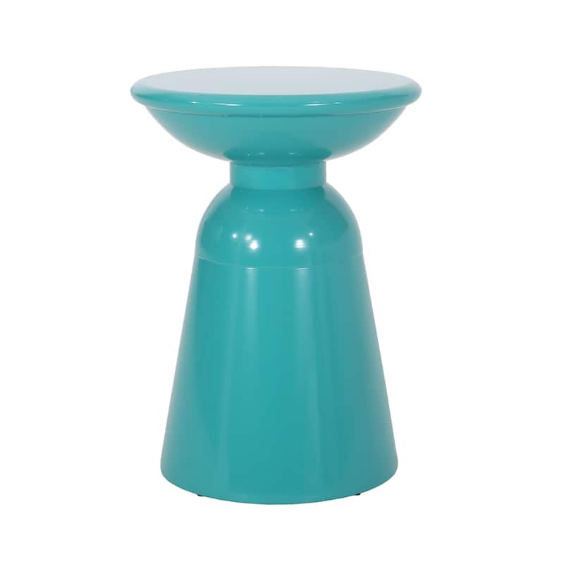 Pelon Outdoor Outdoor Metal Side Table by Christopher Knight Home