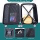 preview thumbnail 11 of 19, 4-piece ABS lightweight suitcase, 14 inch makeup box, aircraft wheels (14/20/24/28)