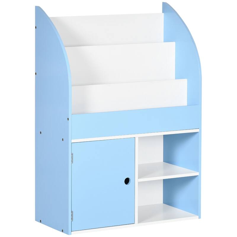Kids Bookshelf,Multi-Purpose Kids Toy Storage Organizer,Kids Bookcase
