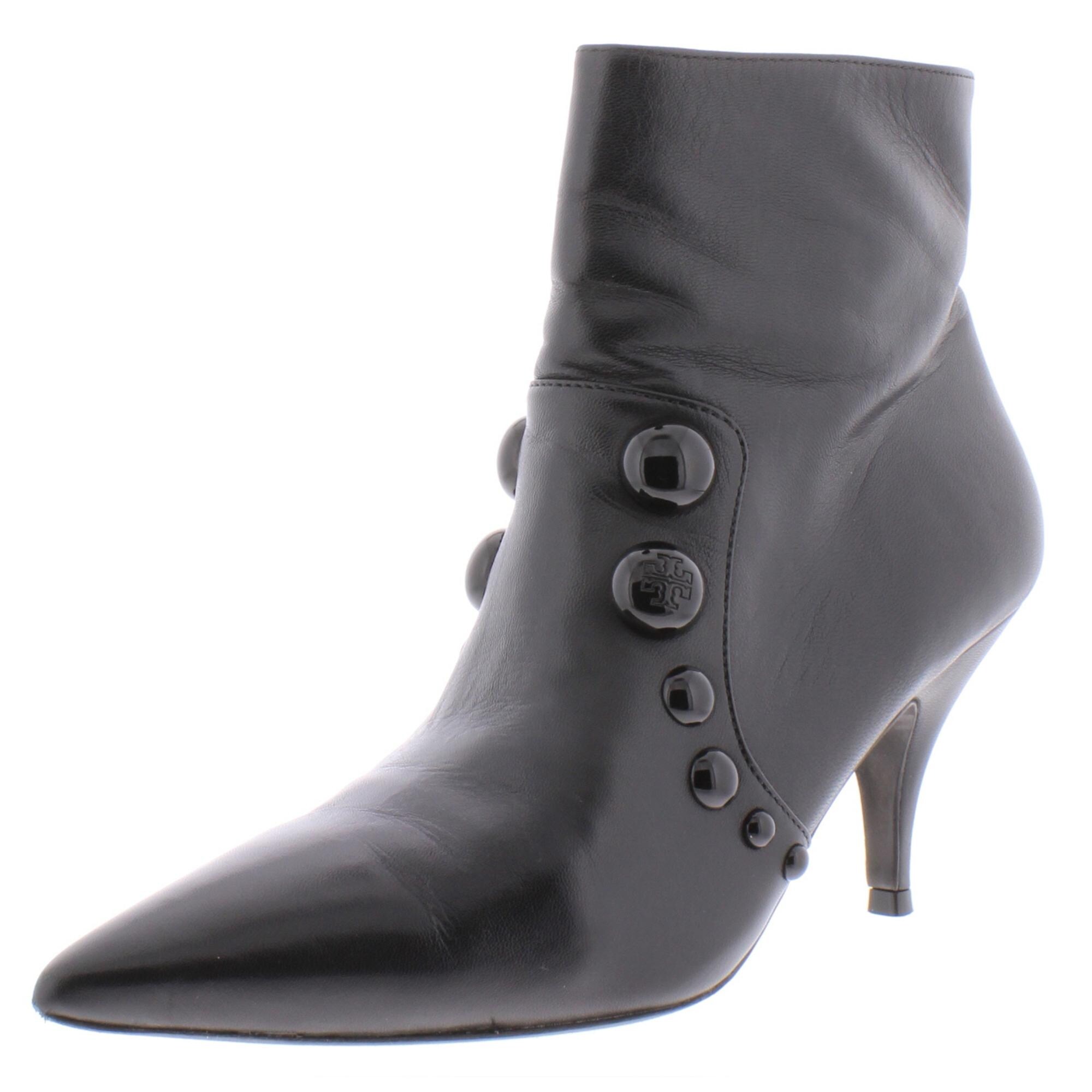 tory burch black boots