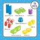 preview thumbnail 10 of 9, Lil' Jumbl Blox Magnetic Building Blocks Play Set, Toddler Toys 3-6
