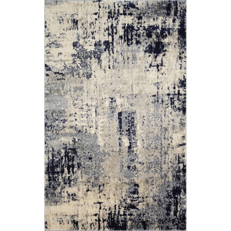 Noori Rug Lagoon Jaclyn Rug - 3'3" x 5'3" - Beige/Navy