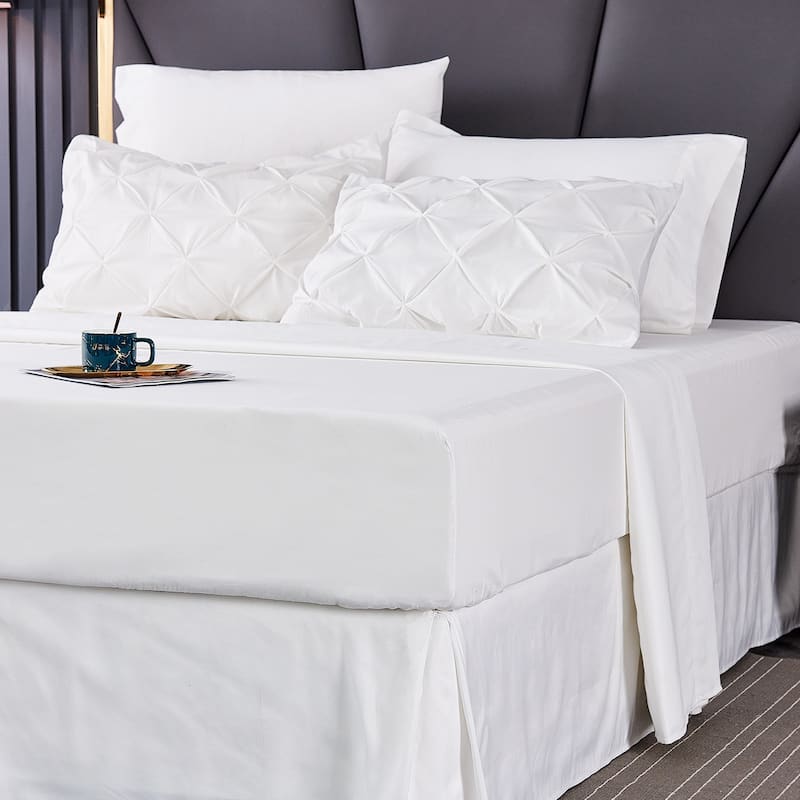 8 Pieces Pintuck Comforter Set