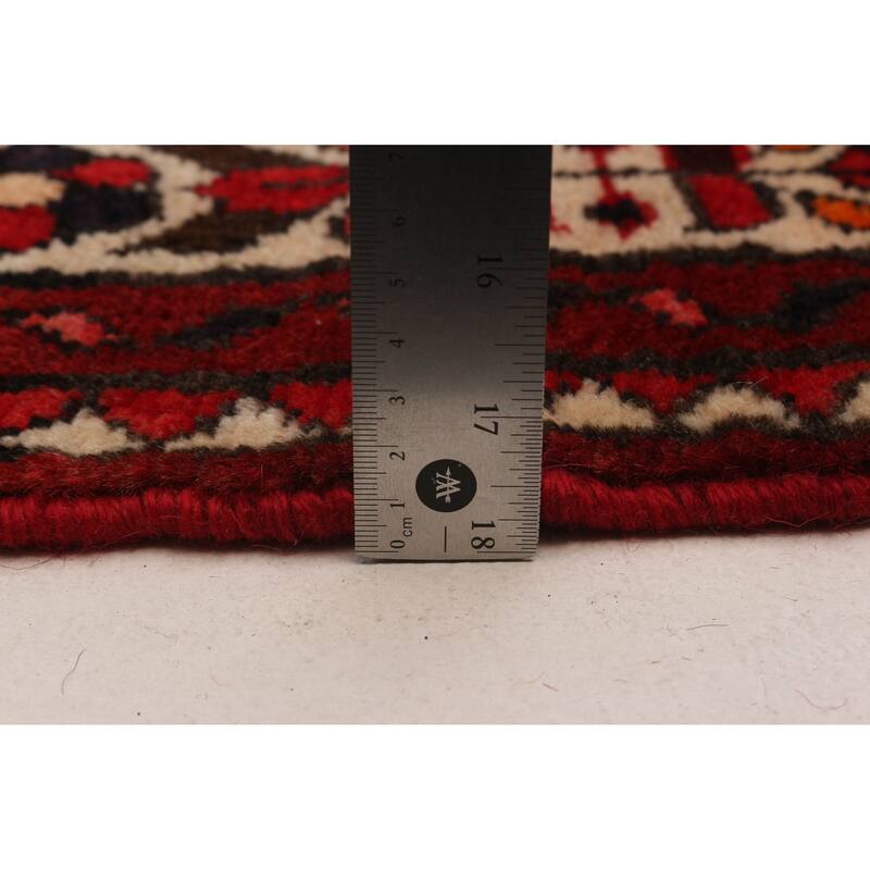 ECARPETGALLERY Hand-knotted Andelz Navy Wool Rug - 2'8 x 12'8