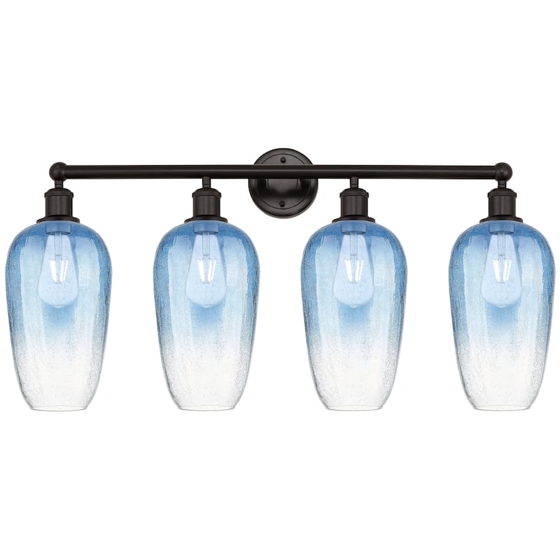 Innovations Lighting Endless Possibilities Edison - Brookhaven Flute - 4 Light 34" Bath Vanity Light