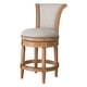 preview thumbnail 7 of 25, Copper Grove Rijssen Swivel Bar-Height Stool with High Seat Back