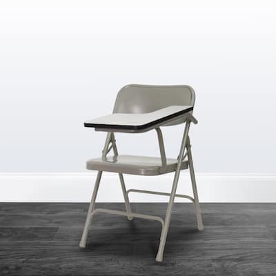 2 Pack Premium Steel Folding Chair with Left Handed Tablet Arm - Event Chair