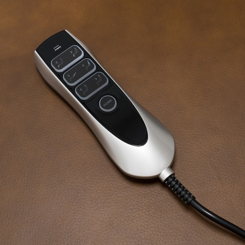 Divani Casa Huslia Modern Brown Leather Zero Gravity Recliner Chair