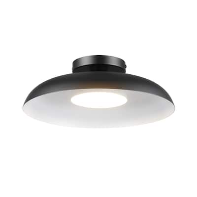 Globe Electric 91005468 Raven 13" Wide LED Flush Mount Ceiling Fixture