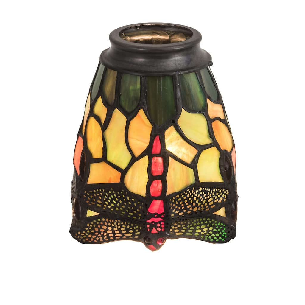 4 In. Wide Hanging Head Dragonfly Fan Light