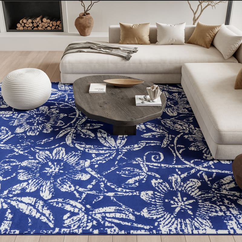 Nourison Whimsicle Country Farmhouse Floral Area Rug