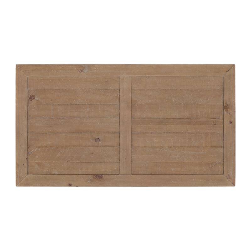Napa 50" Solid Wood Pedestal Coffee Table