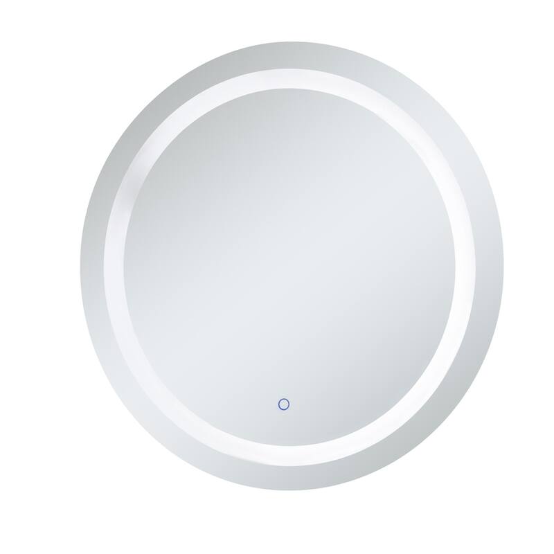 Avalon 32 " diameter Hardwired LED mirror - Silver - Silver