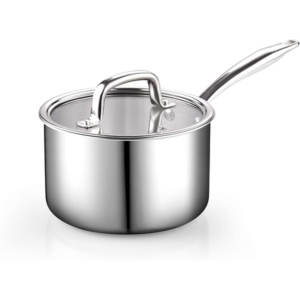 Cook N Home Tri-Ply Clad Stainless Steel Cookware