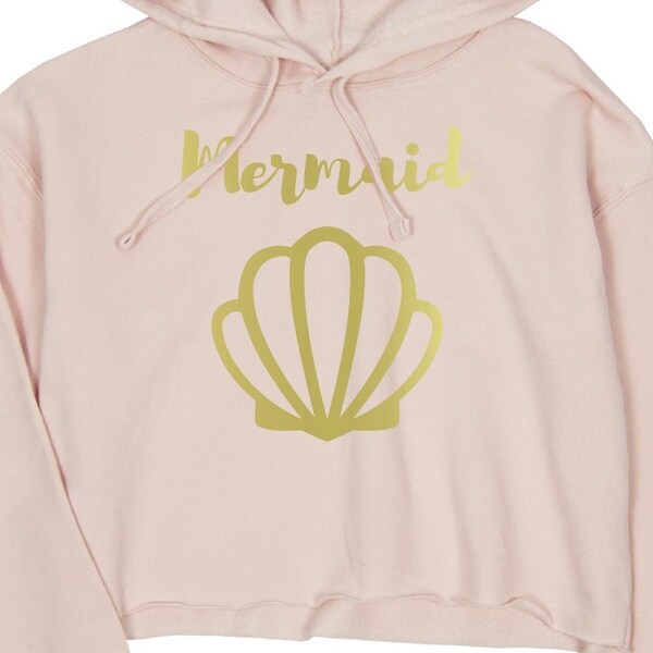 Cute Mermaid Crop Hoodie