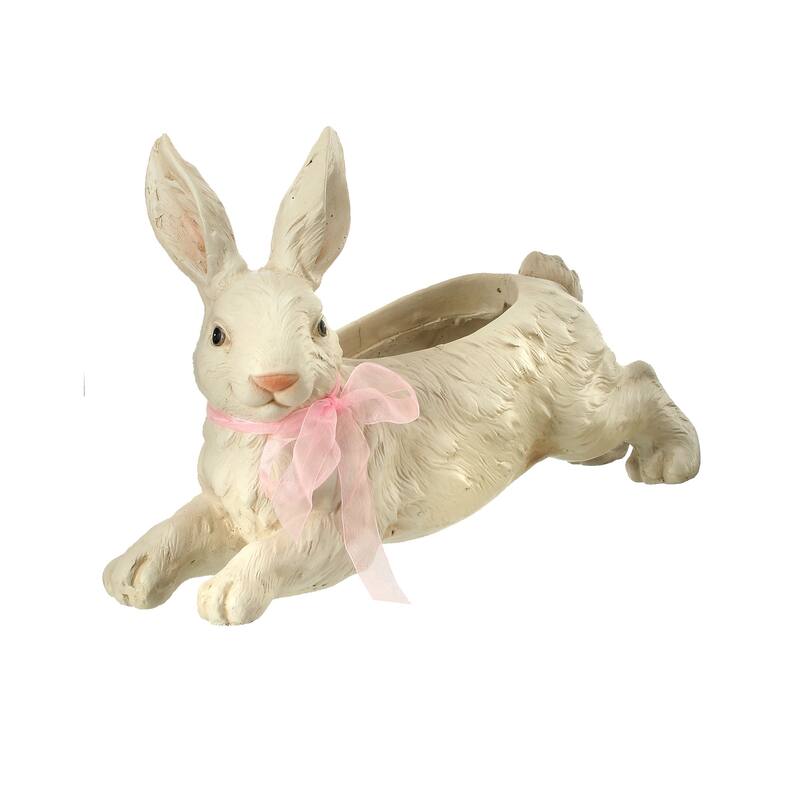 Mgo Leaping Bunny Planter 18.5"