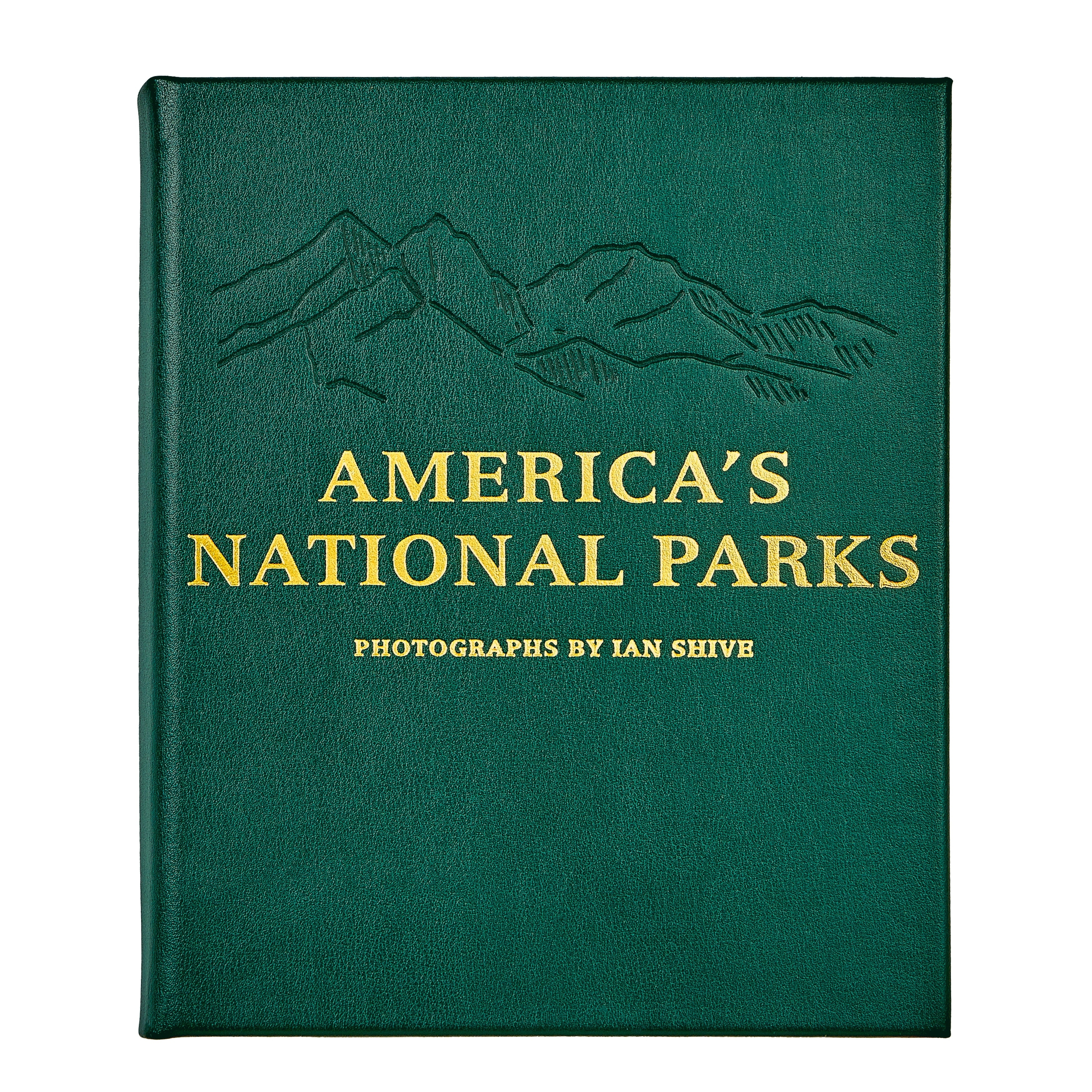 Graphic Image America's National Parks Coffee Table Book, Leather, Green