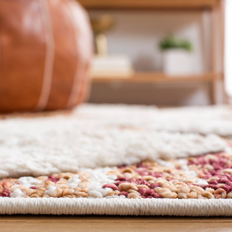 SAFAVIEH Moroccan Tassel Shag Nanke 2-inch Thick Rug