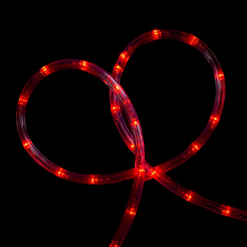 Flexible Incandescent Outdoor Christmas Rope Light - Red- 18' Clear Wire