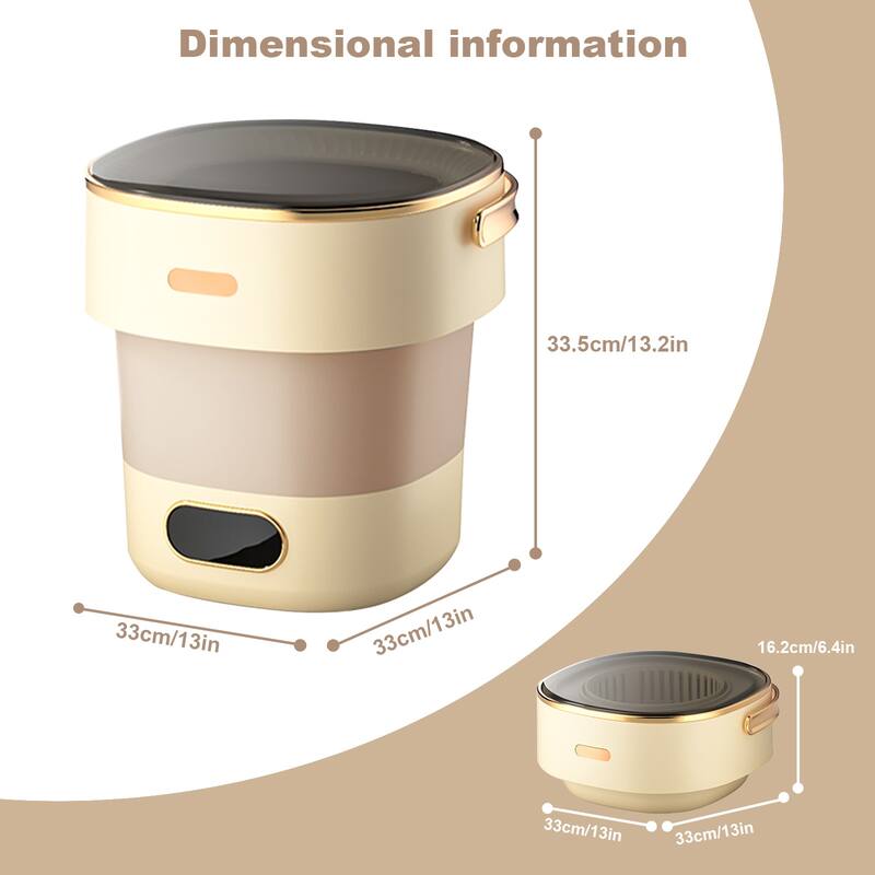 Fully Automatic 13L Folding Washing Machine For Underwear, Baby Clothe