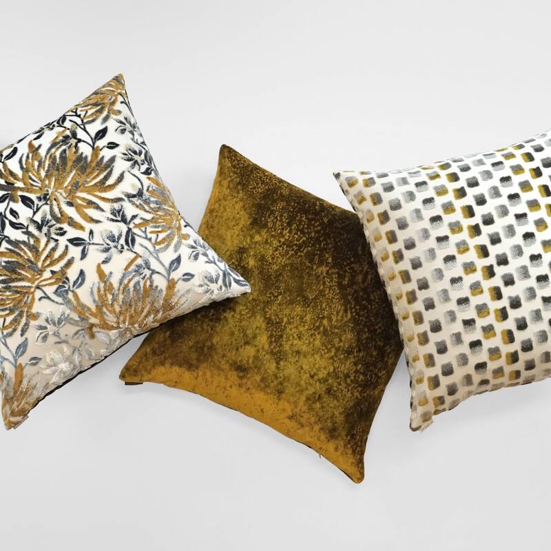 Grated Ochre Decorative Throw Pillow