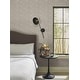preview thumbnail 2 of 5, Fable Linen Peel and Stick Wallpaper