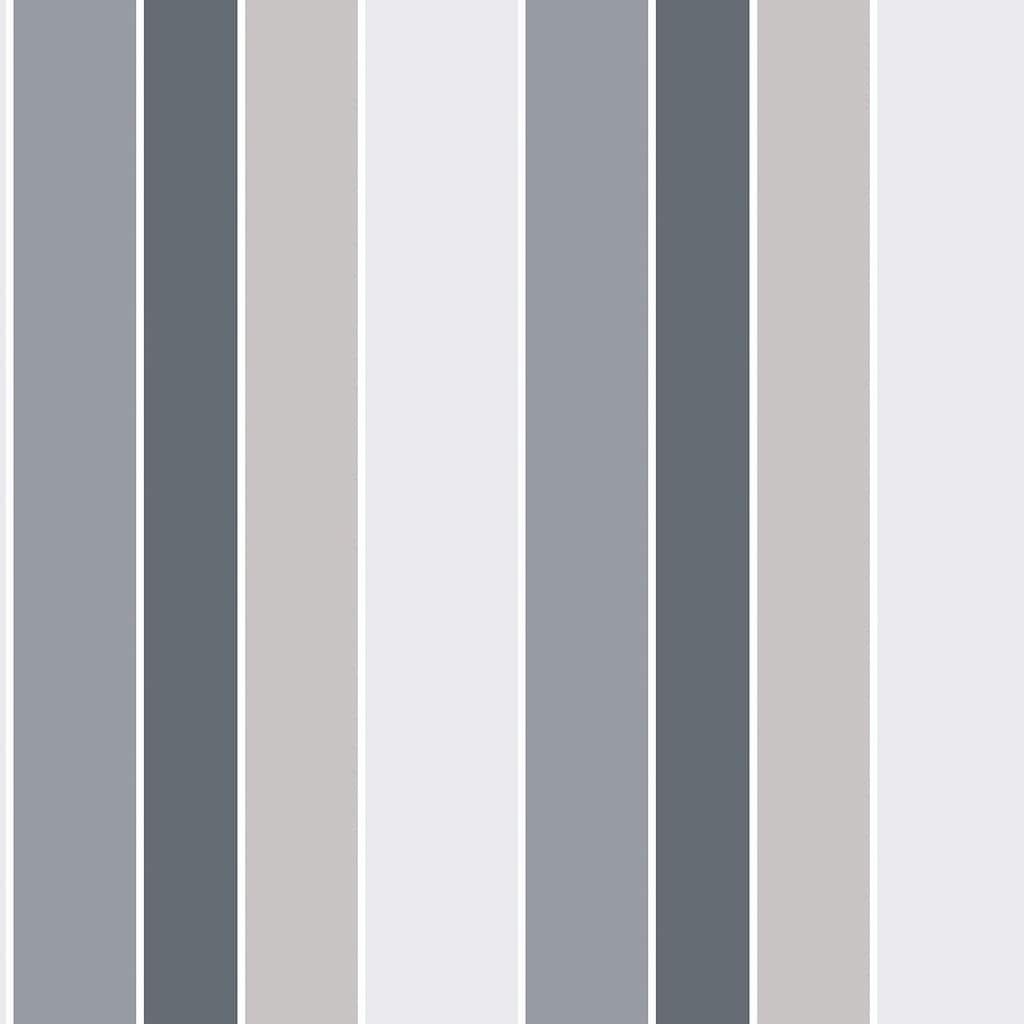 Galerie Wallcoverings Nordic Elements Multi-Stripe Design Non-woven Matte Wallpaper Roll
