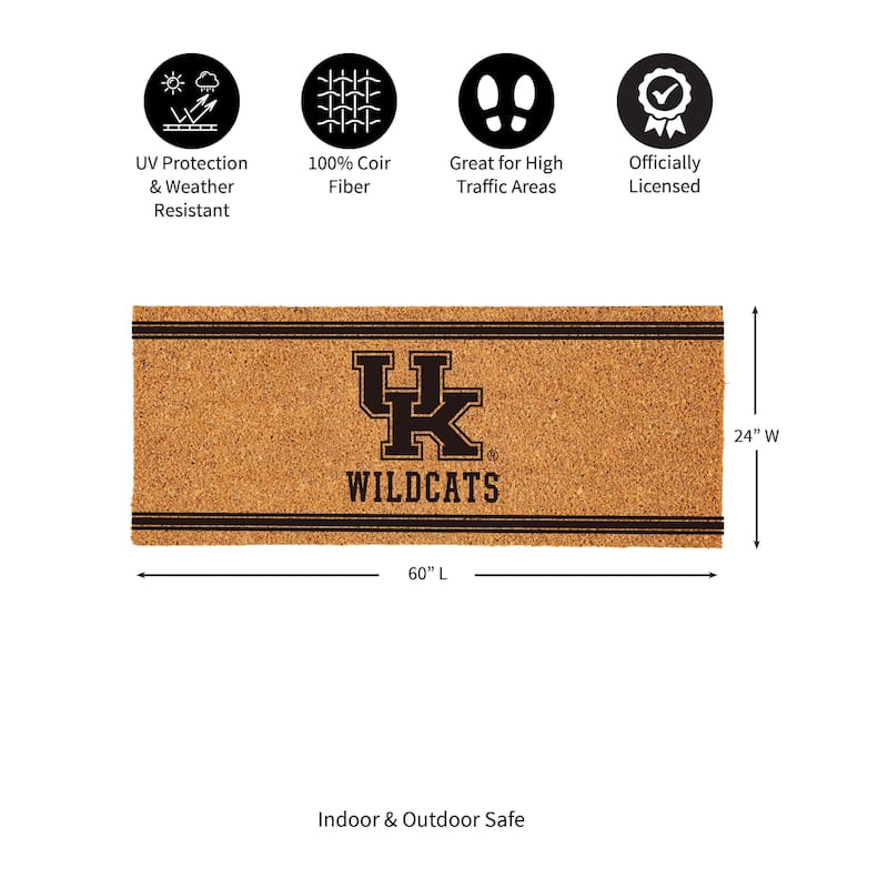 University of Kentucky Monochrome Indoor/Outdoor Coir Door Mat