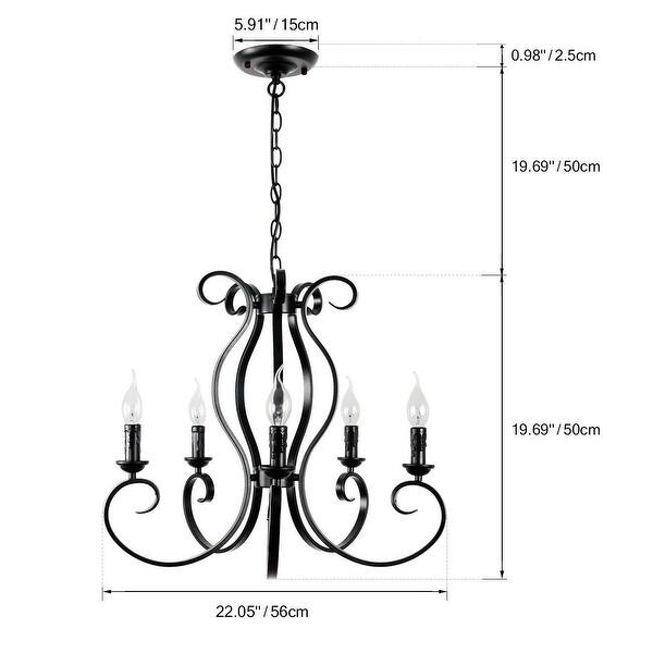 Shop Vintage Industrial Paint Pendant Black Candle