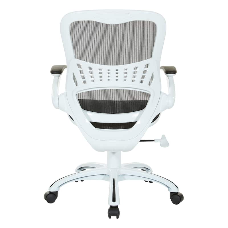 Riley Office Chair with White Mesh Seat and Back