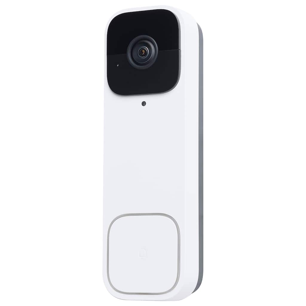 Starfish Smart Doorbell Security Camera Wired White Doorbell With White Chime