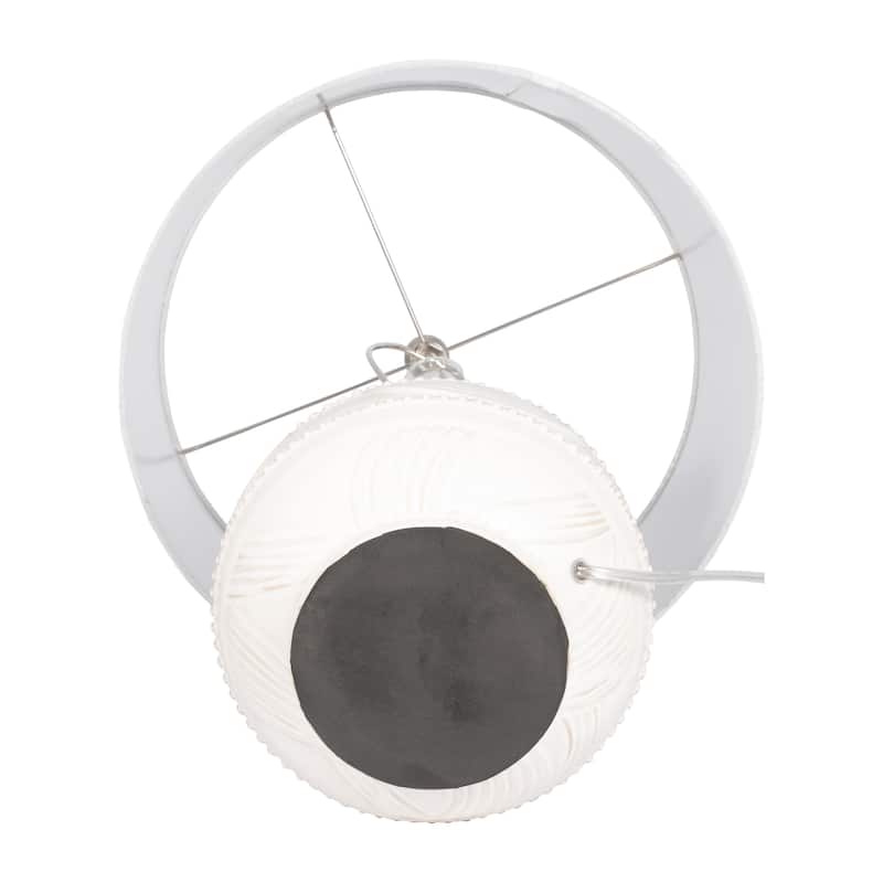 Sagebrook Home Ceramic 28" Bottle Table Lamp, Metal Base, Linen Shade, Stylish Lighting - 16" x 16" x 28"