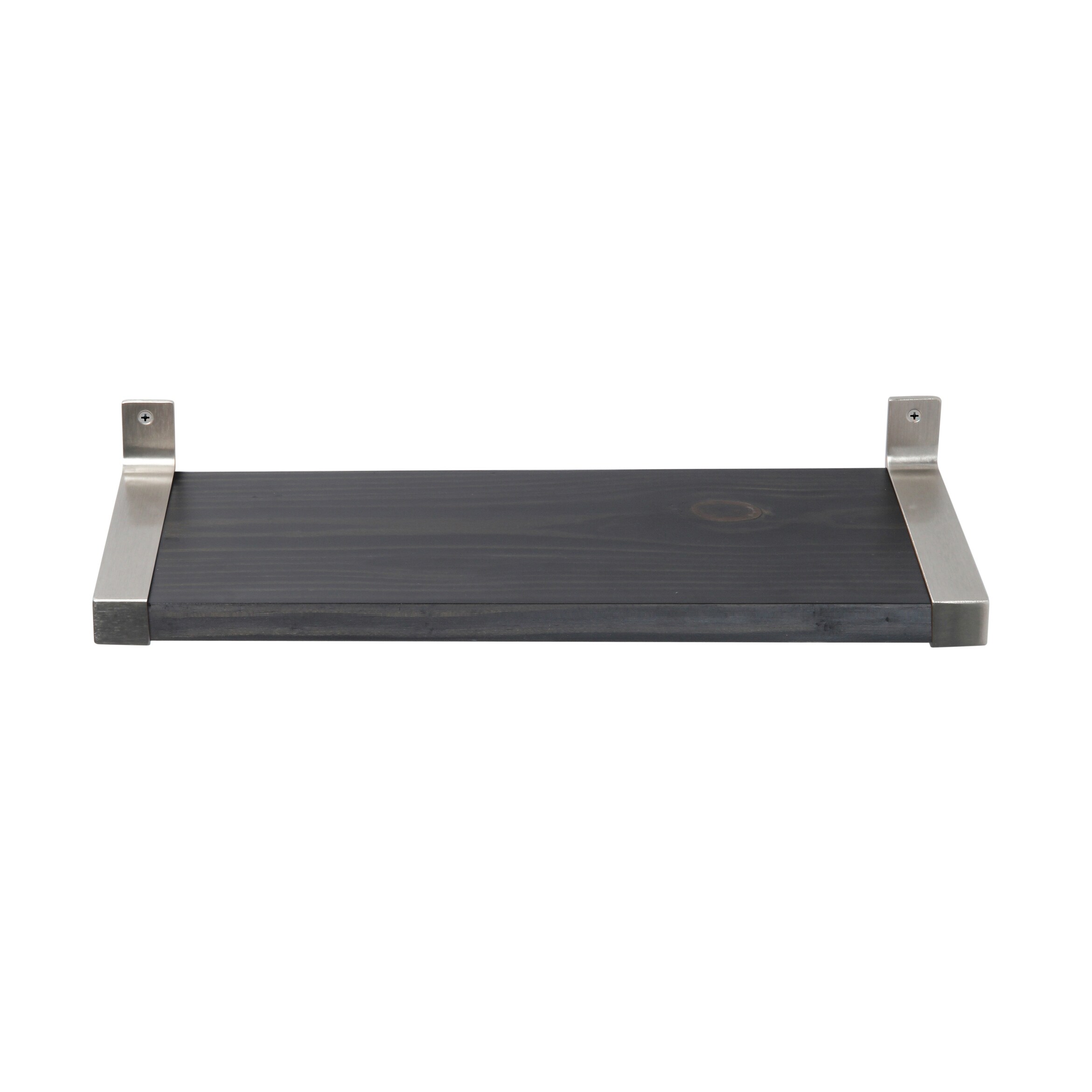Details about   BrandtWorks Modern Ebony Wall Shelf 7.75'' x 26'' 302SM-26SL 