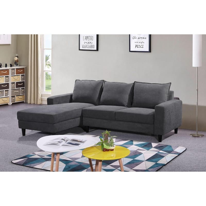 Palama Sectional-Left Hand Facing - Dark Grey