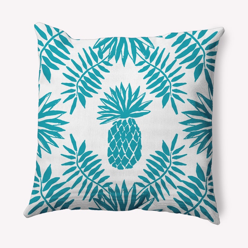 Pineapple Leaves Indoor/Outdoor Throw Pillow - Explorer Blue - 20" x 20"