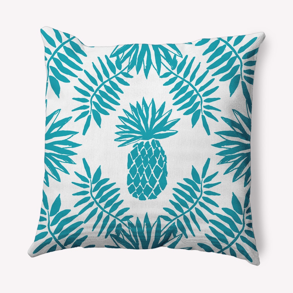 Pineapple Leaves Indoor/Outdoor Throw Pillow