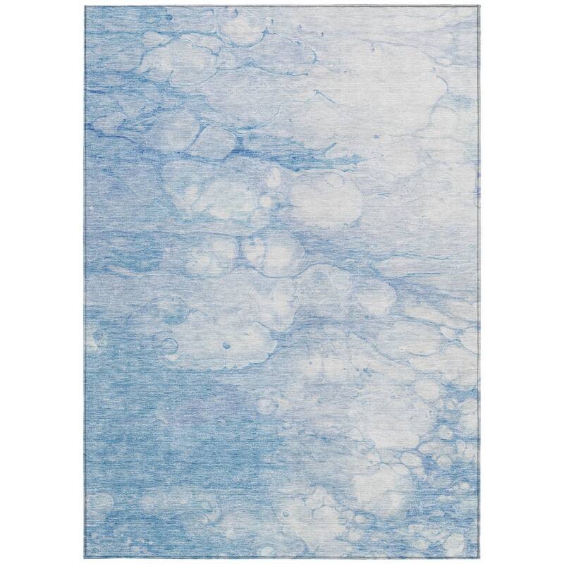 HomeRoots Abstract Transitional Rectangle Outdoor Rug