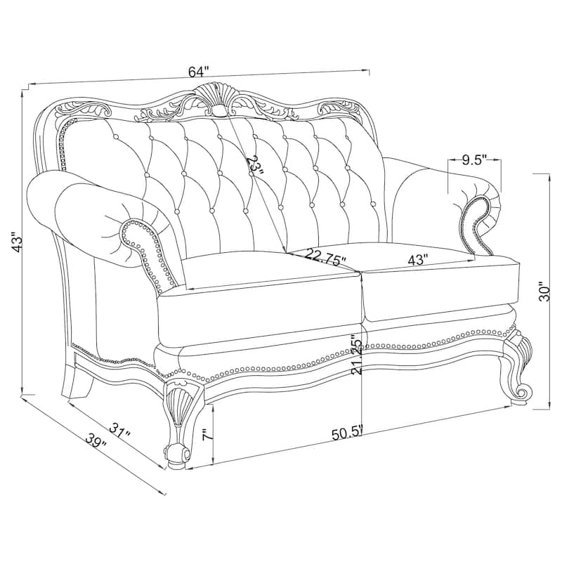 Victoria Full Leather Upholstered Rolled Arm Sofa Brown