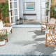 SAFAVIEH Courtyard Marolyn Indoor/ Outdoor Waterproof Patio Backyard Rug - 8' x 11' - Grey/Grey