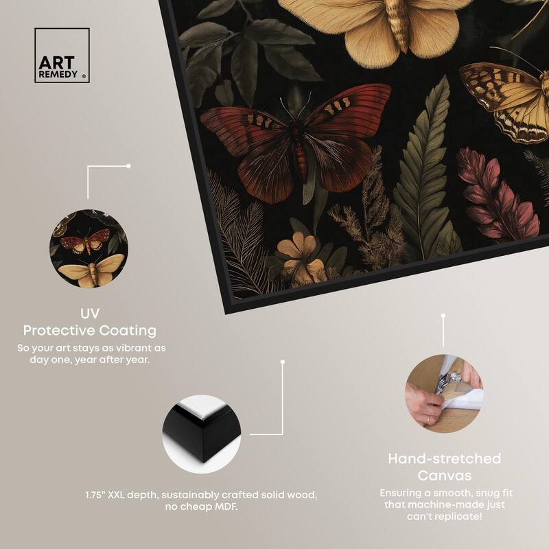 Winged Visitors III Canvas by Art Remedy