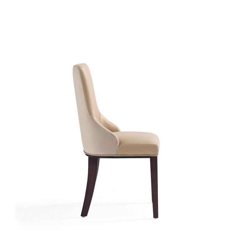 Manhattan Comfort Shubert Multi Piece Modern Faux Leather and Velvet Dining Chair Set