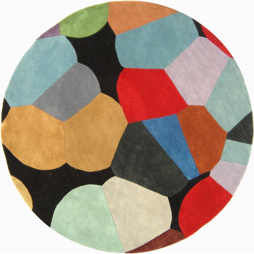 SAFAVIEH Handmade Rodeo Drive Florencia Mid-Century Modern Abstract Wool Rug