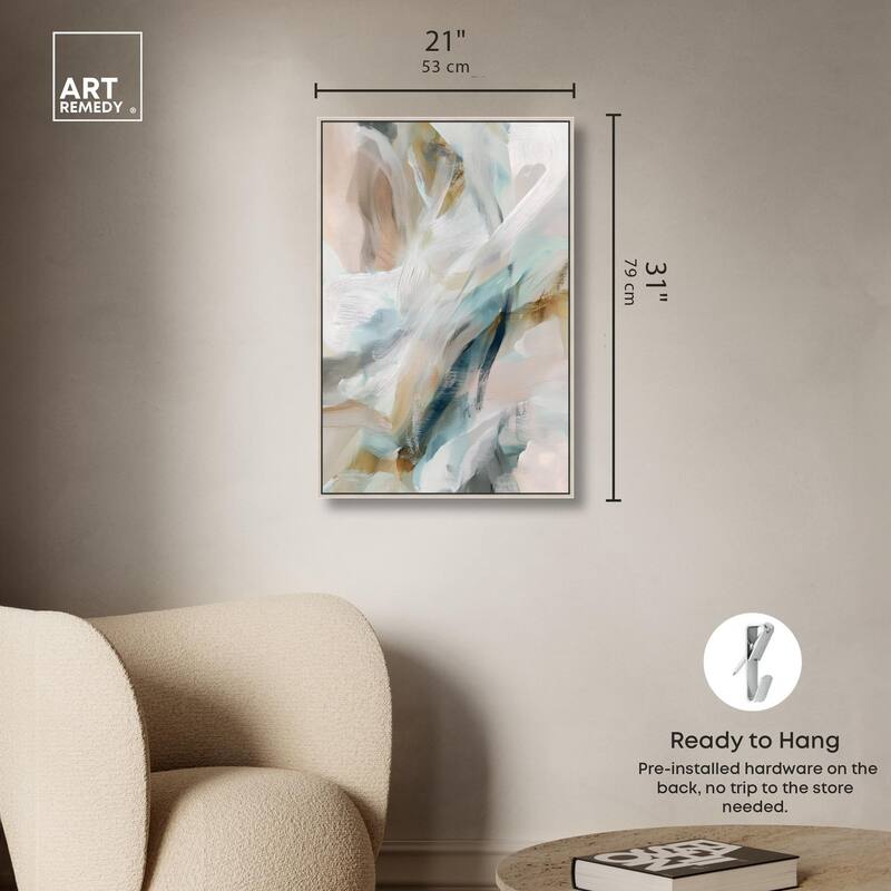 Whispering Colors I Canvas by Art Remedy