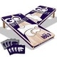 preview thumbnail 1 of 4, Kansas State Wildcats NCAA 2x4 Cornhole Board Set Include Carrying Case